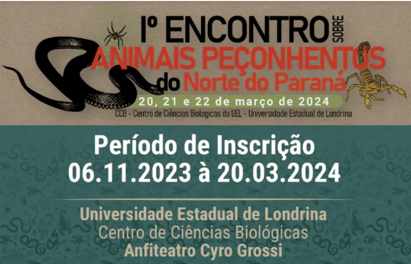 Iº Encontro Sobre Animais Peçonhentos do Norte do Paraná