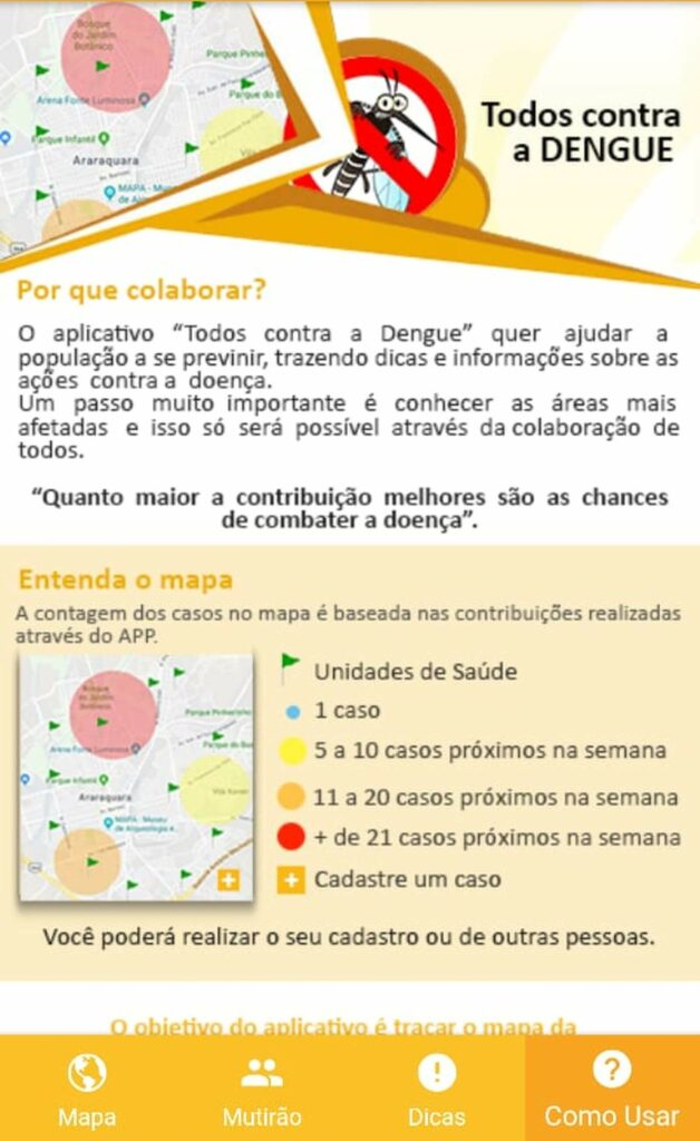 app dengue3 - Pragas e Eventos